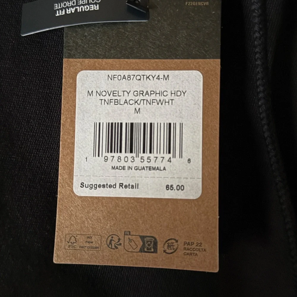 THE NORTH FACE Men's Novelty Graphic Hoodie Athletic Pullover SZ M, NWT - Picture 7 of 8
